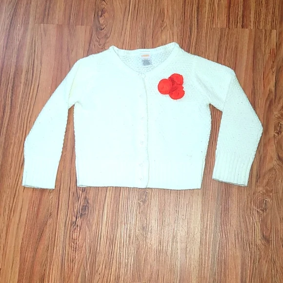 Holiday Sweater Button Down Sweater Acrylic XS 4 - Picture 2 of 6